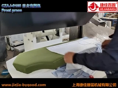 自由な高圧ワイシャツの胸の押す機械しわ