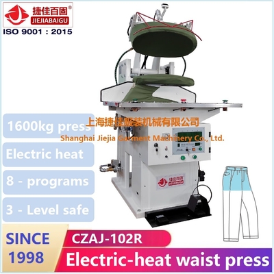 高圧しわの自由なズボンの押す機械蒸気1.7KW