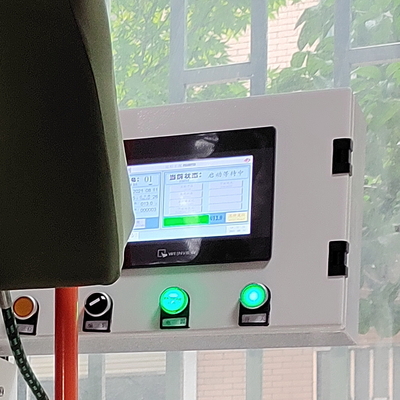 縦のTシャツのタッチ画面PLC 50HZが付いている自動蒸気の出版物機械